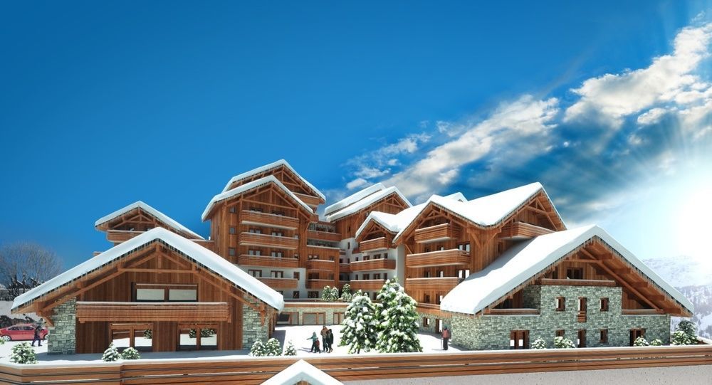 Résidence Odalys Le Crystal Blanc Vaujany Exterior foto